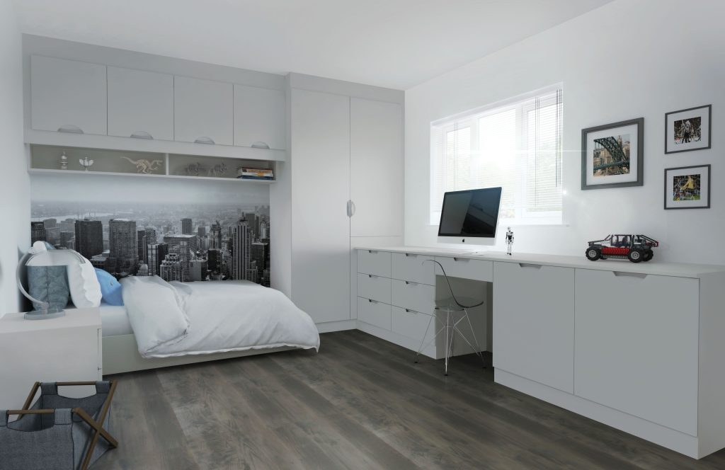 Bedroom Design with Plenty of Storage Space